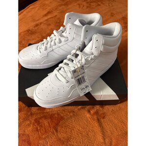 Adidas Hoops 4.0 Mid Basketball Shoes White Size 11.5 Mens Sneakers Comfortable